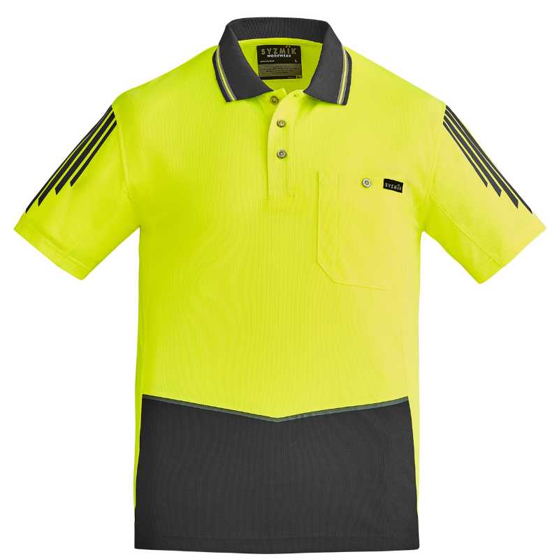 Hi Vis Flux Short Sleeve Polo ZH315