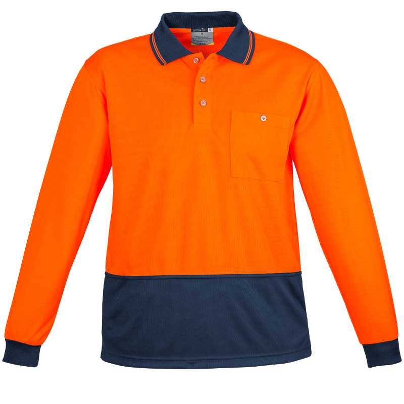 Hi Vis Basic Long Sleeve Polo ZH232