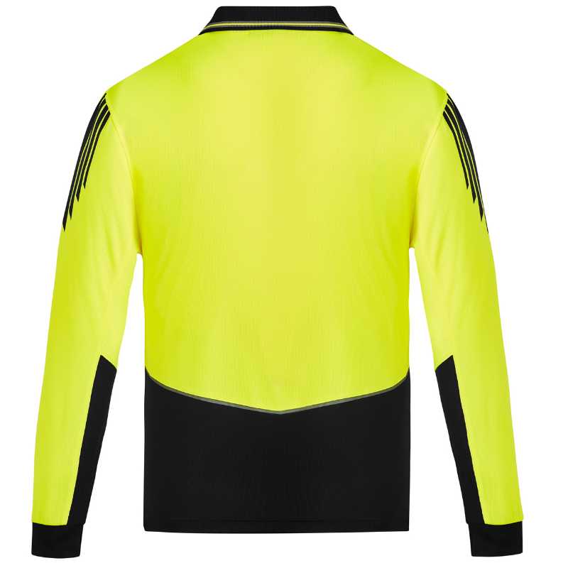 Hi Vis Flux Long Sleeve Polo ZH310