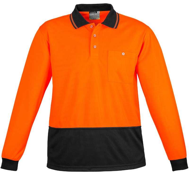 Hi Vis Basic Long Sleeve Polo ZH232