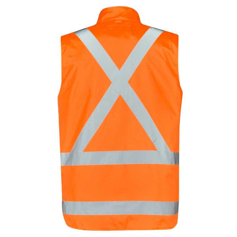 Hi Vis X Back 4 In 1 Waterproof Jacket ZJ616