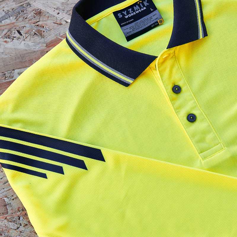 Hi Vis Flux Long Sleeve Polo ZH310