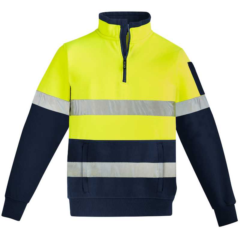 Hi Vis 1/4 Zip Pullover - Hoop Taped ZT567