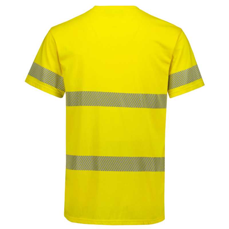 Hi Vis Segmented Tape Cotton Tee Shirt ZH510