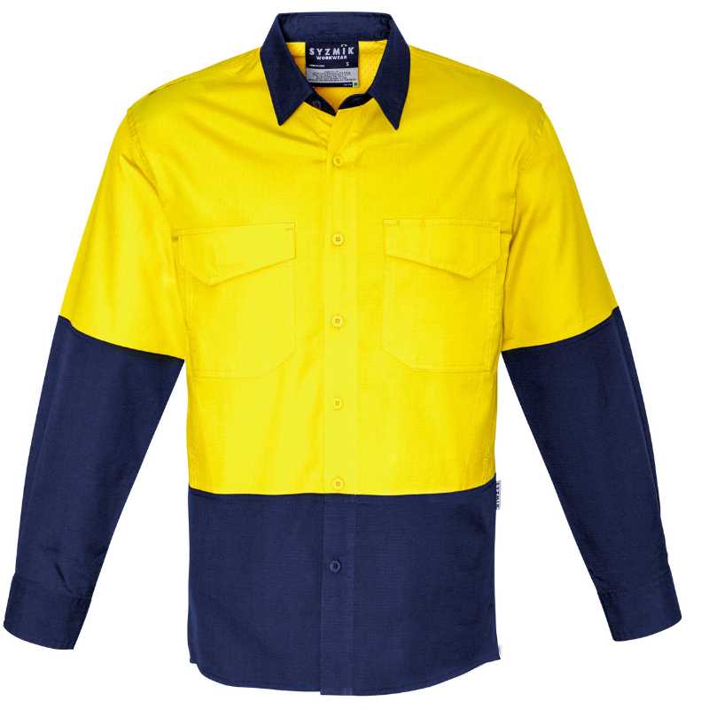 Rugged Cooling Hi Vis Long Sleeve Shirt ZW128