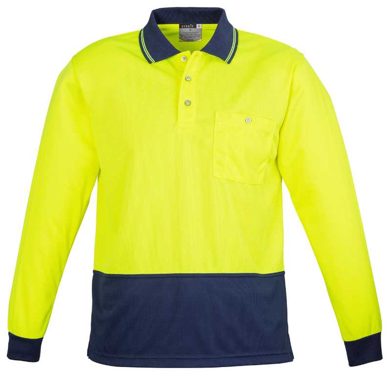 Hi Vis Basic Long Sleeve Polo ZH232