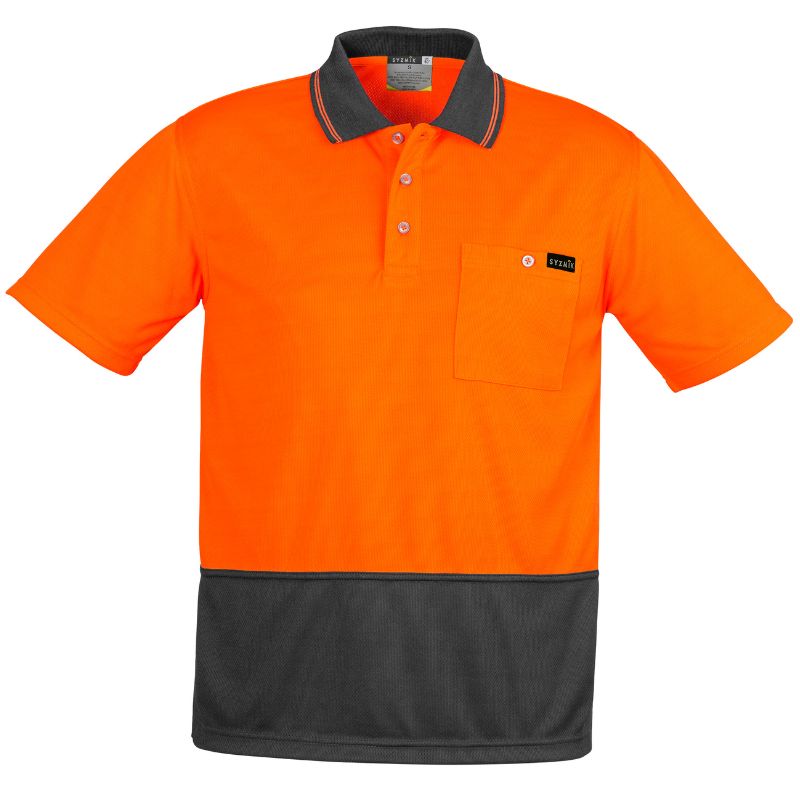 Hi Vis Comfort Back Short Sleeve Polo ZH415