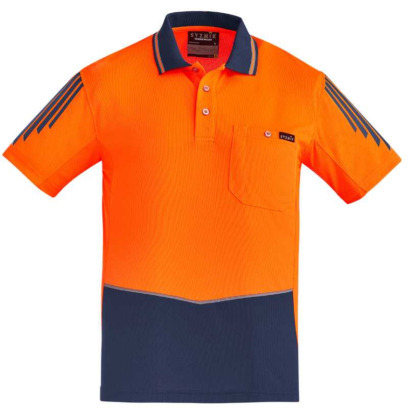 Hi Vis Flux Short Sleeve Polo ZH315