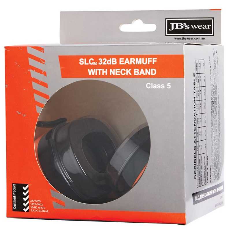 JB's 32dB Ear Muffs With Neck Band 8M050