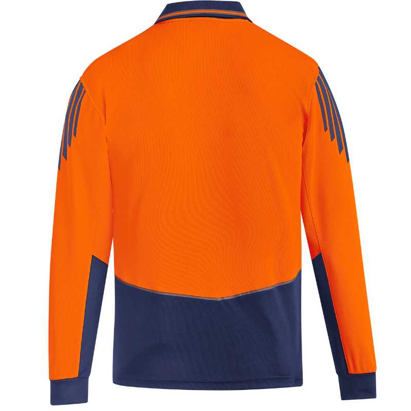 Hi Vis Flux Long Sleeve Polo ZH310