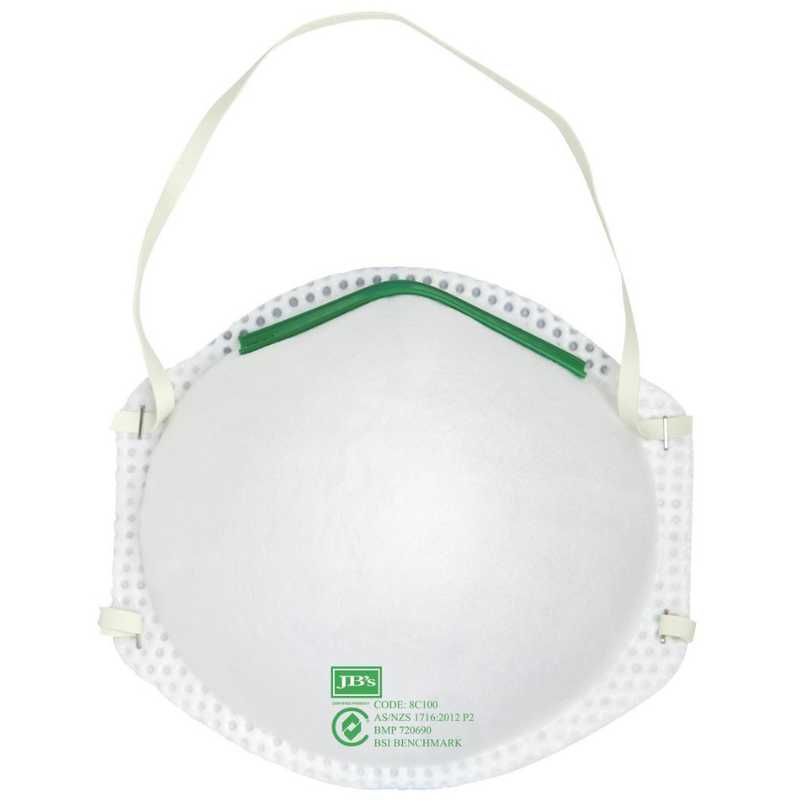 JB's P2 Respirator 8C100 - 20 Pack