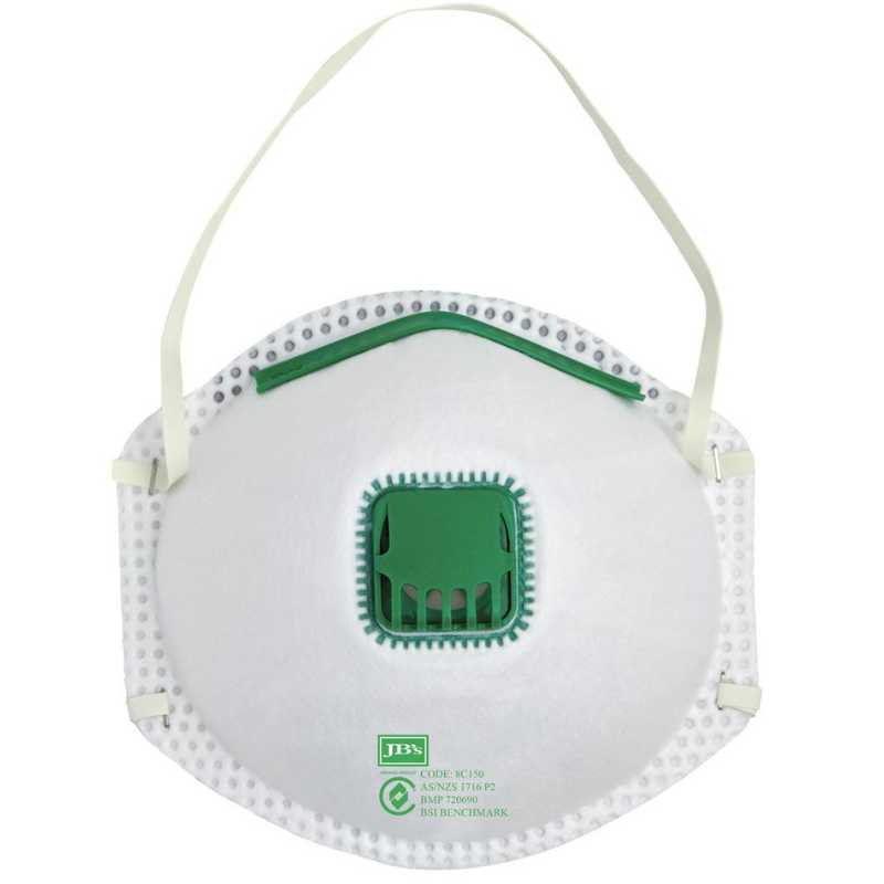 JB's P2 Respirator With Valve 8C150 - 12 Pack