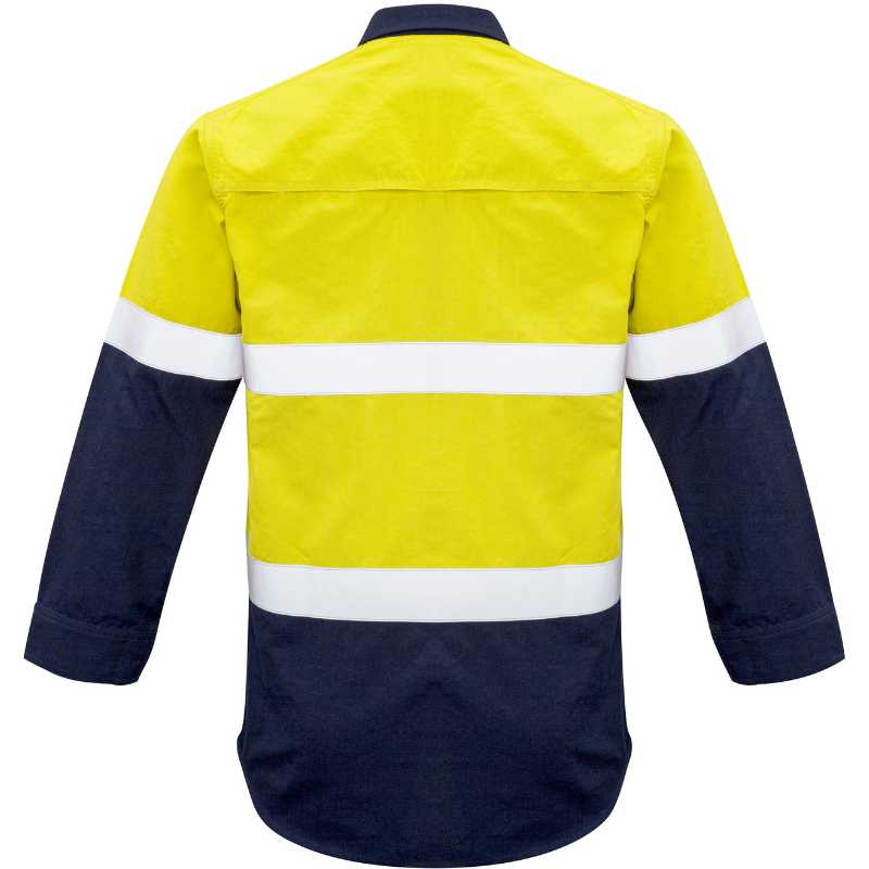 Red Flame Hi Vis Shirt - Hoop Taped ZW132