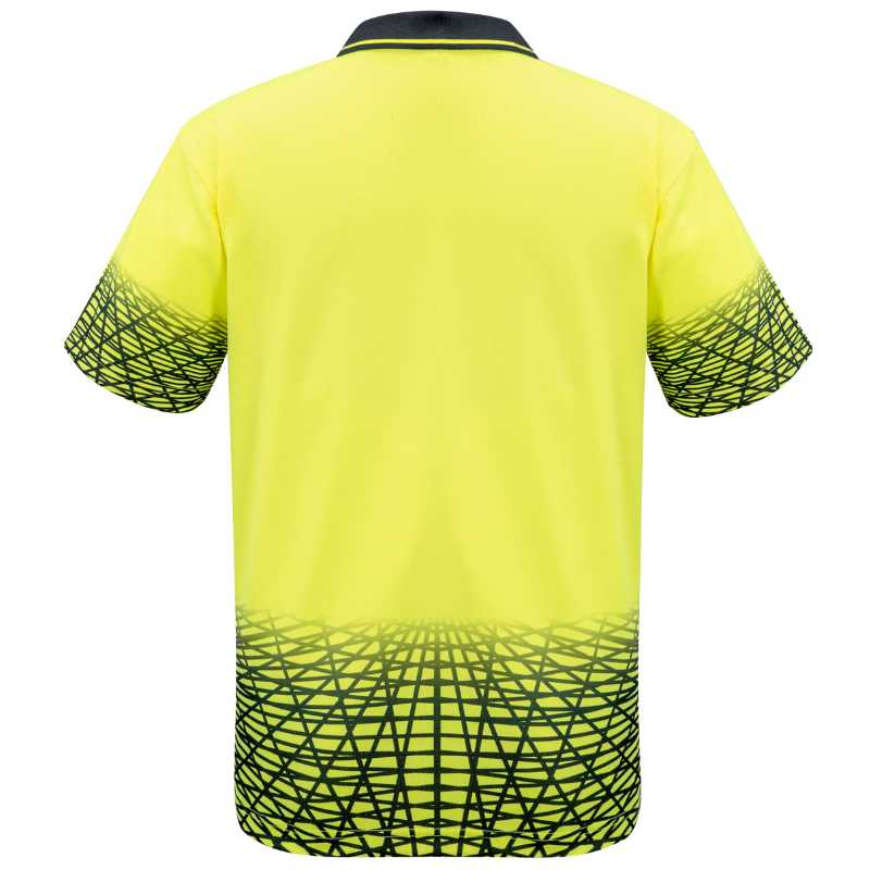 Hi Vis Tracks Short Sleeve Polo ZH300