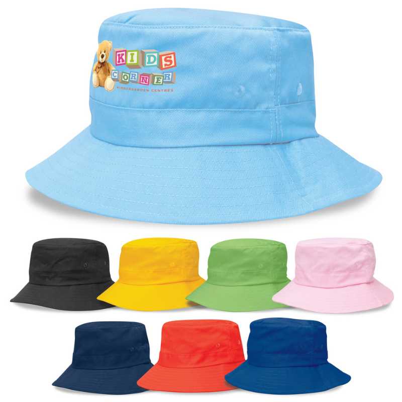 Twill Bucket Hat w/Toggle - JR