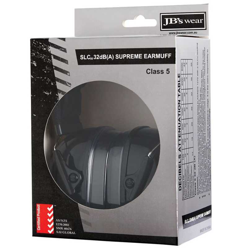 JB's 32dB Supreme Ear Muffs 8M001