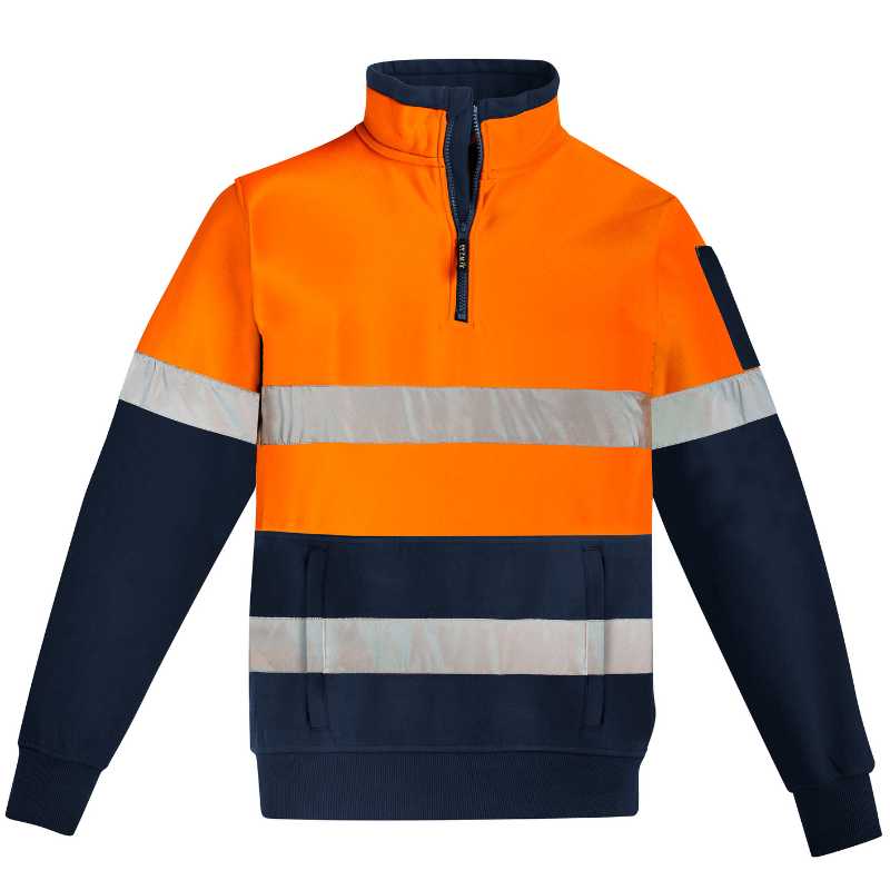 Hi Vis 1/4 Zip Pullover - Hoop Taped ZT567