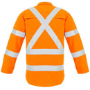 Red Flame Hi Vis X Back Shirt ZW137
