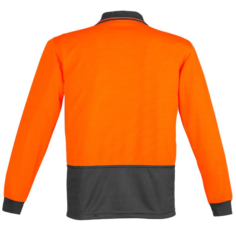 Hi Vis Comfort Back Long Sleeve Polo ZH410