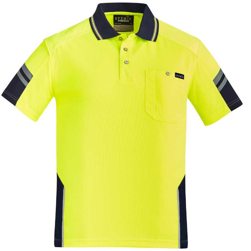 Hi Vis Reinforced Squad Short Sleeve Polo ZH465