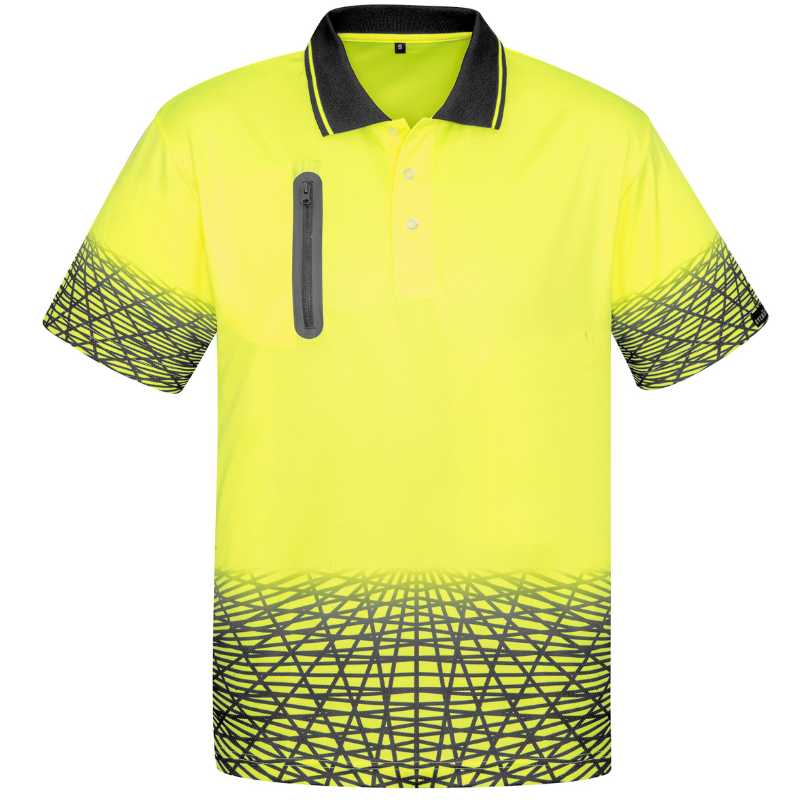 Hi Vis Tracks Short Sleeve Polo ZH300