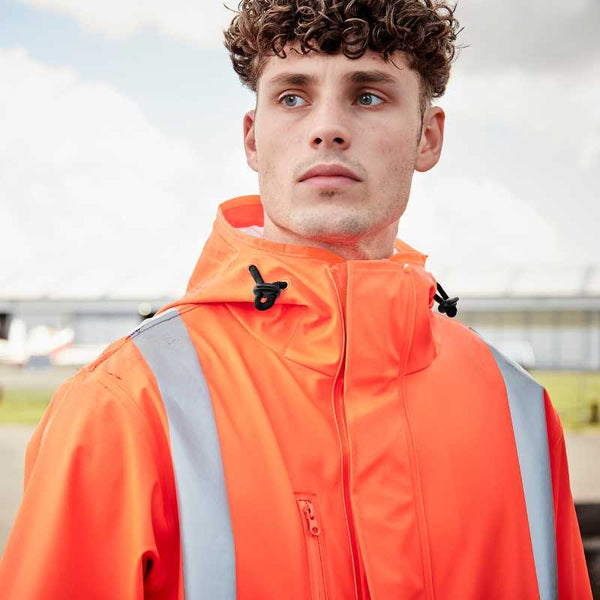 Hi Vis X Back Heavy Duty Waterproof Jacket ZJ620