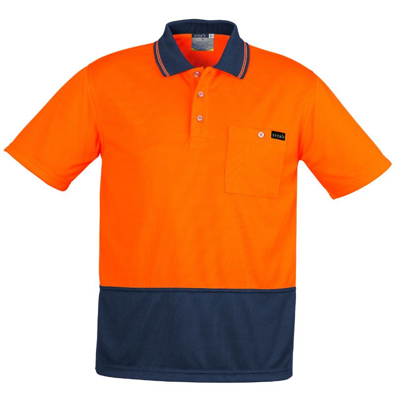 Hi Vis Comfort Back Short Sleeve Polo ZH415