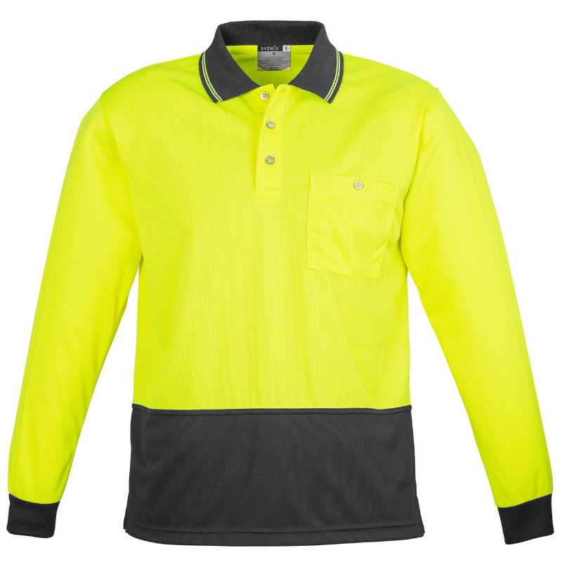 Hi Vis Basic Long Sleeve Polo ZH232