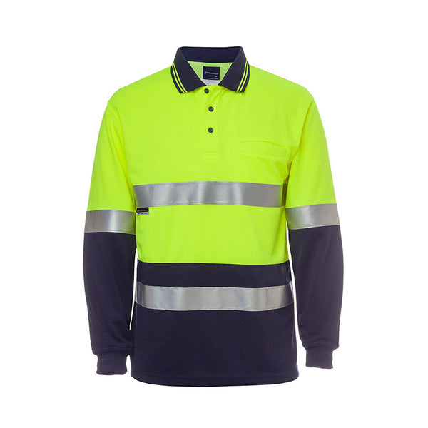 Hi Vis L/S Taped Polo