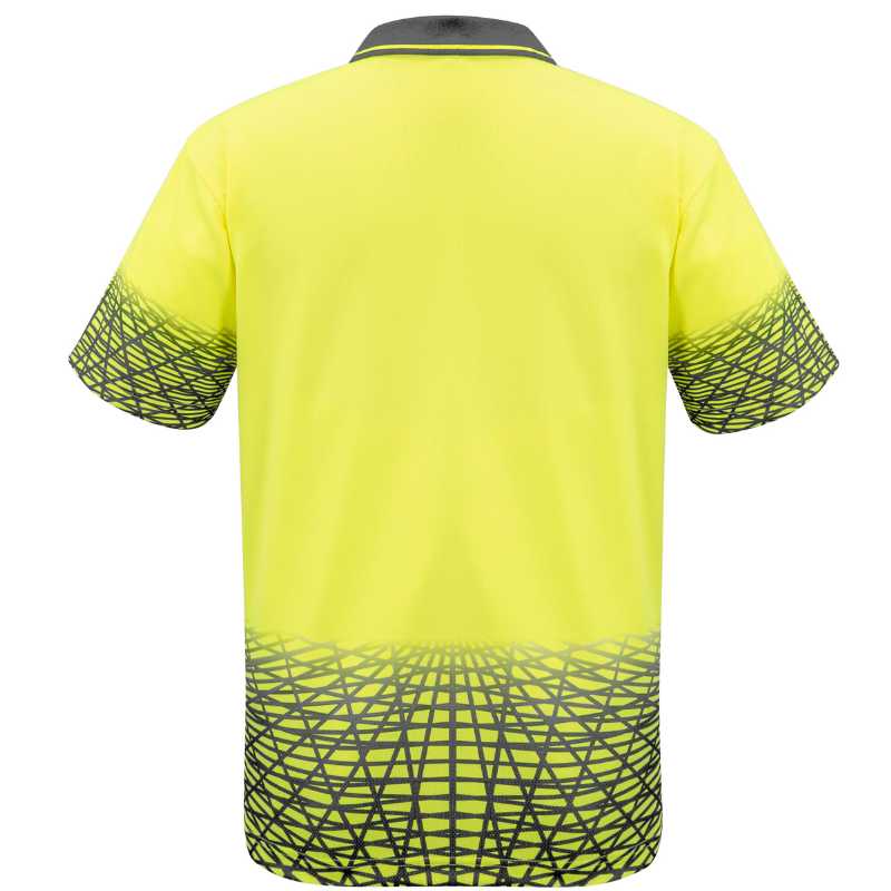 Hi Vis Tracks Short Sleeve Polo ZH300