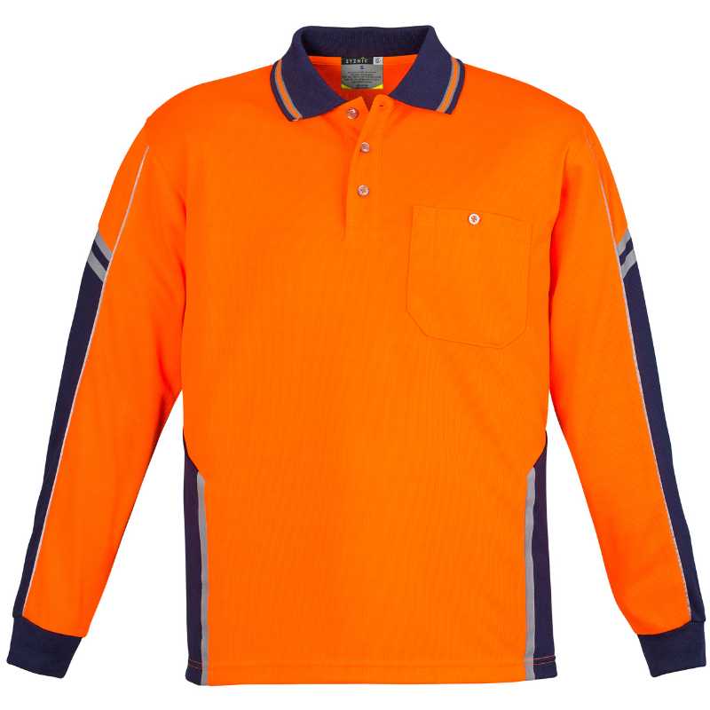 Hi Vis Squad Long Sleeve Polo ZH238