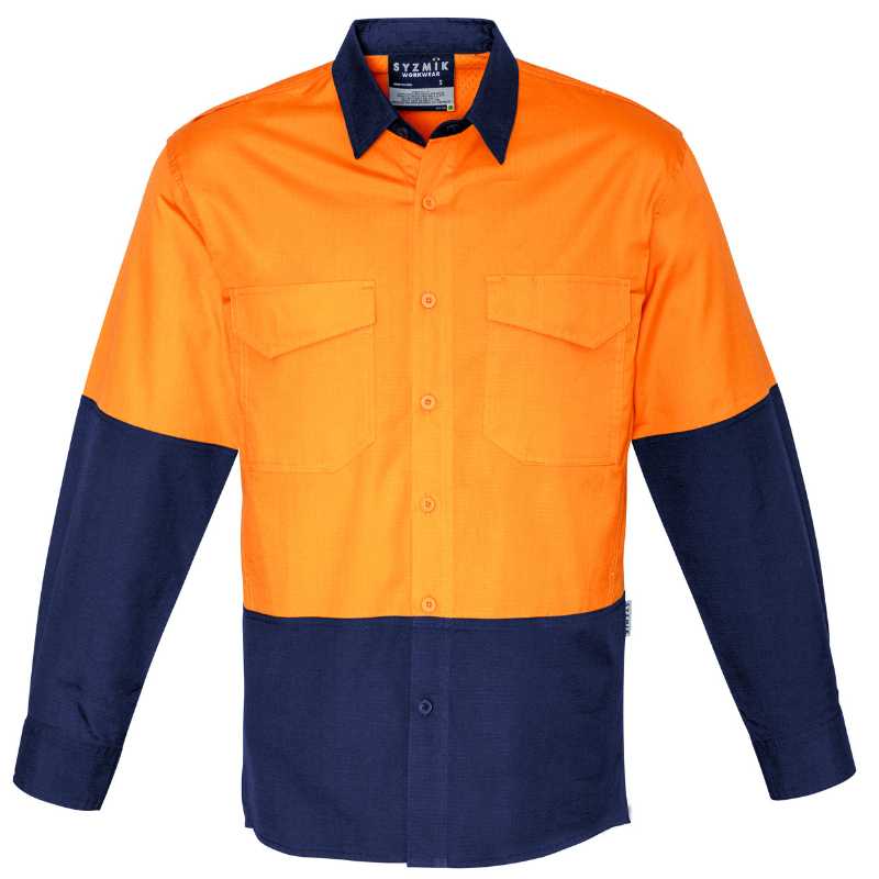 Rugged Cooling Hi Vis Long Sleeve Shirt ZW128