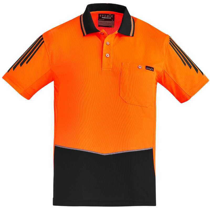 Hi Vis Flux Short Sleeve Polo ZH315