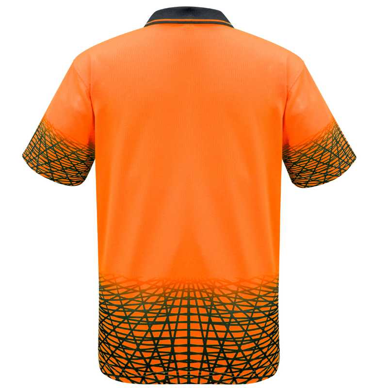 Hi Vis Tracks Short Sleeve Polo ZH300