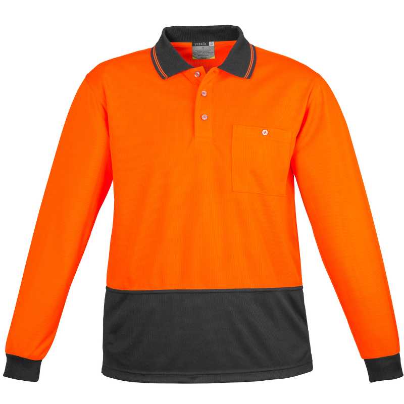 Hi Vis Basic Long Sleeve Polo ZH232