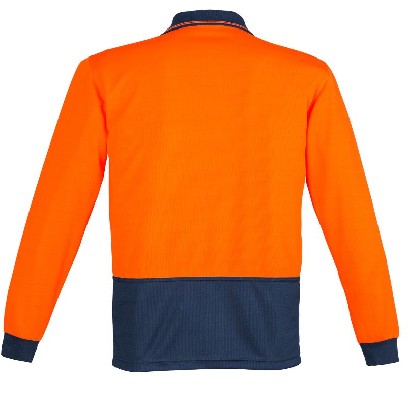 Hi Vis Comfort Back Long Sleeve Polo ZH410