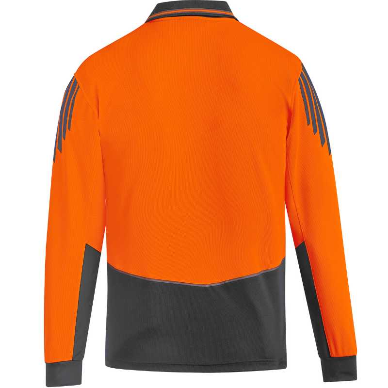 Hi Vis Flux Long Sleeve Polo ZH310