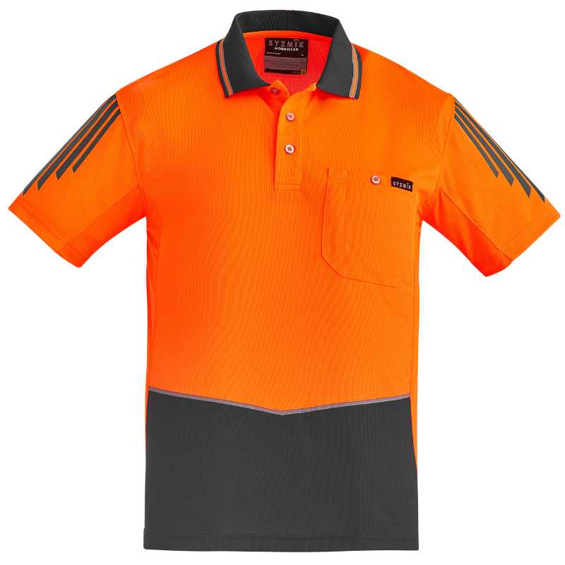 Hi Vis Flux Short Sleeve Polo ZH315