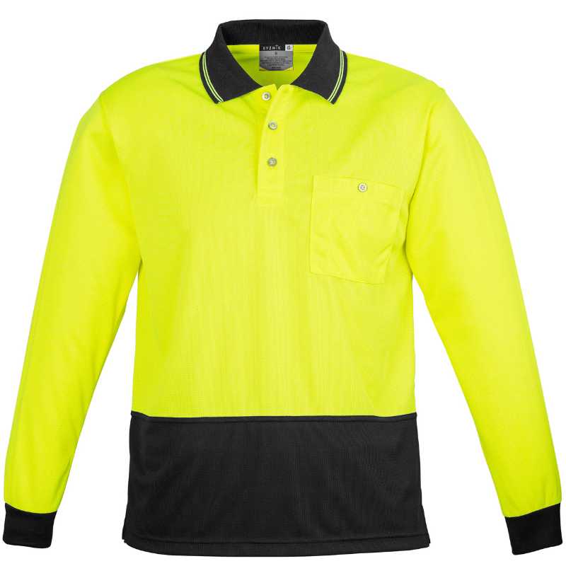 Hi Vis Basic Long Sleeve Polo ZH232