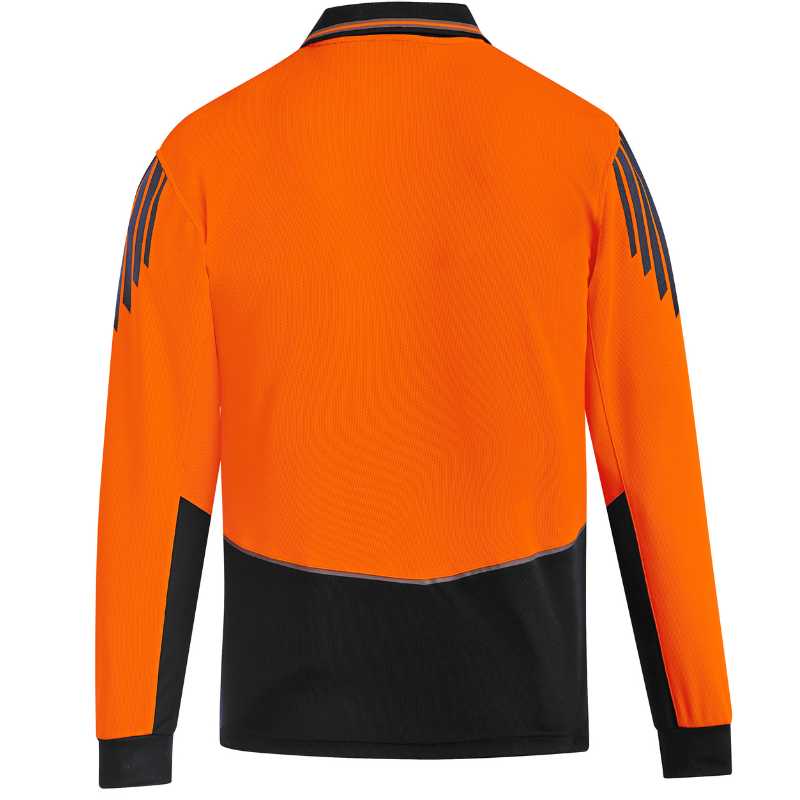 Hi Vis Flux Long Sleeve Polo ZH310