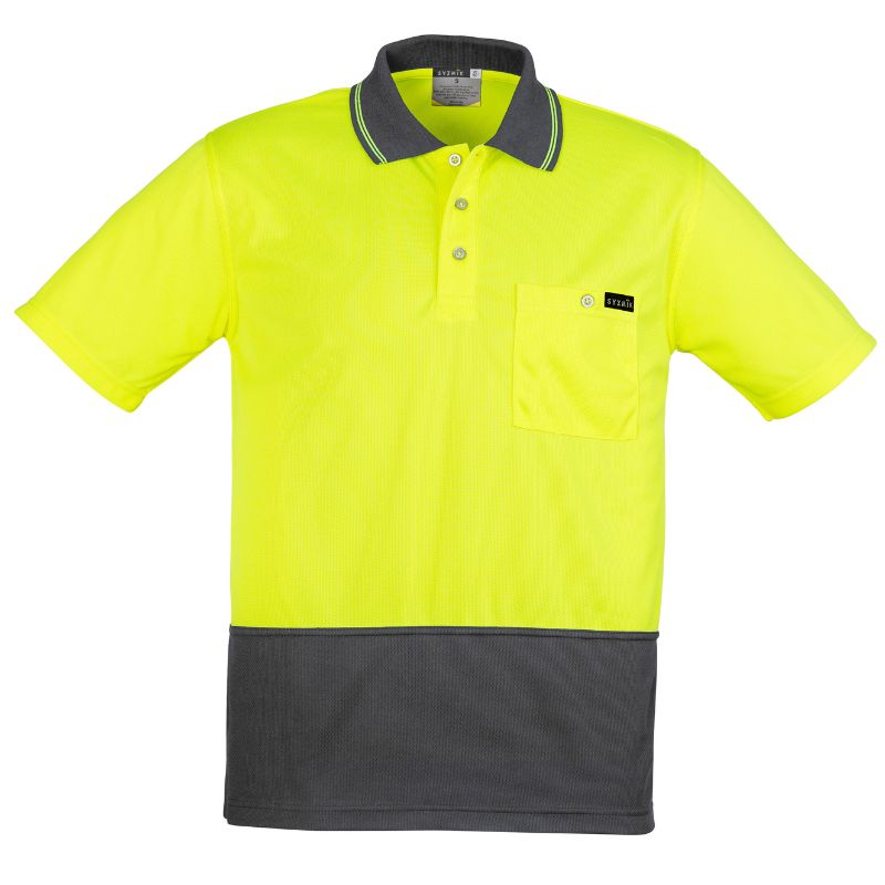 Hi Vis Comfort Back Short Sleeve Polo ZH415